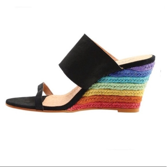 Women's Free People Glorieta Wedge Sandal Sz 38M - Picture 3 of 6